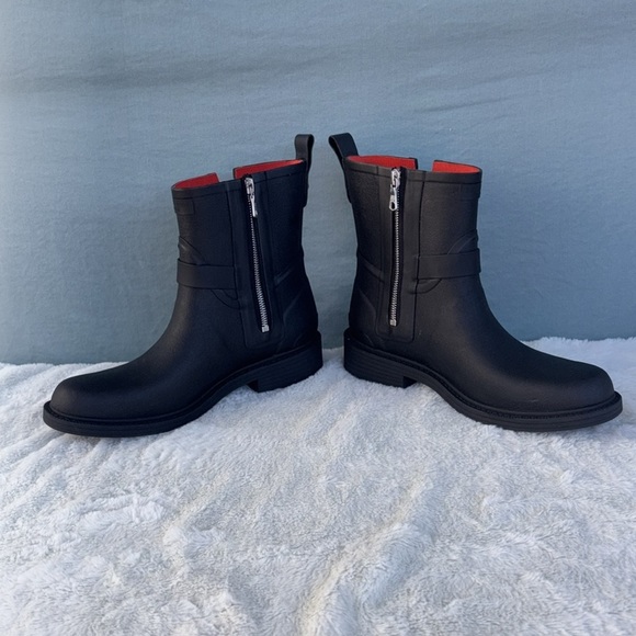 NWOT Rag & Bone Black Winter Boots for‎ Rain EU 37 - Picture 1 of 8